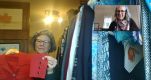 Nancy Dilts conducts a virtual closet consult